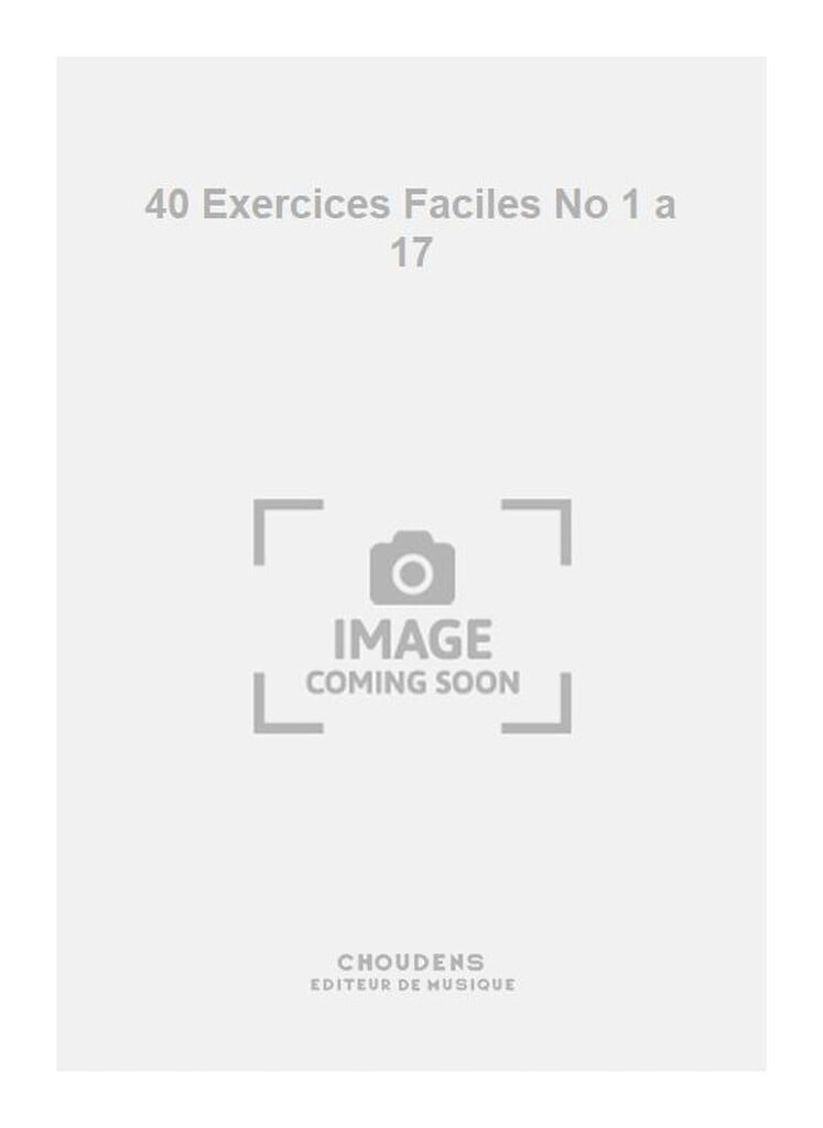 40 Exercices Faciles No 1 a 17